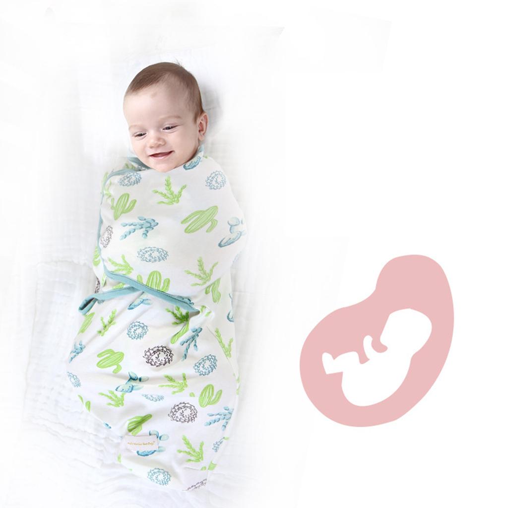 Baby Infant Swaddle Wrap Blanket Sleeping Bag Flamingo (0-6M)