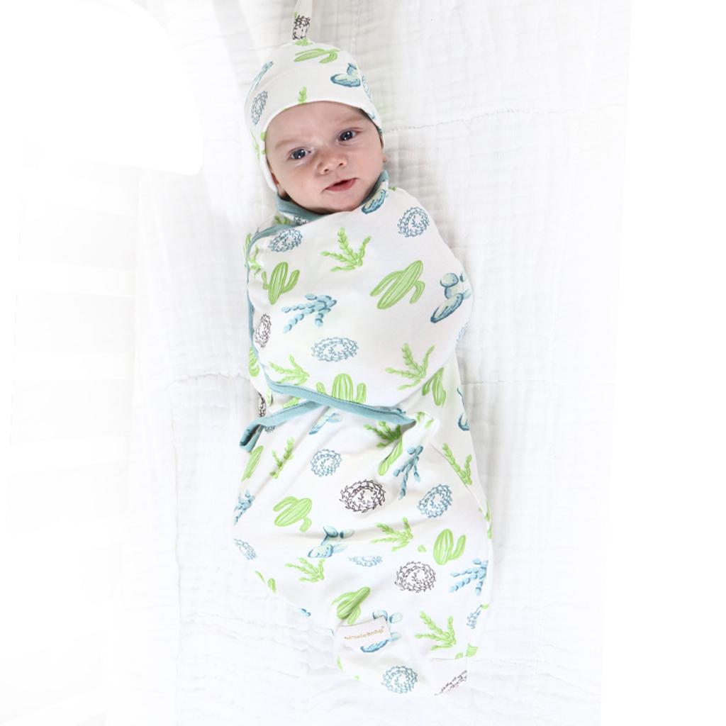 Baby Infant Swaddle Wrap Blanket Sleeping Bag Flamingo (0-6M)