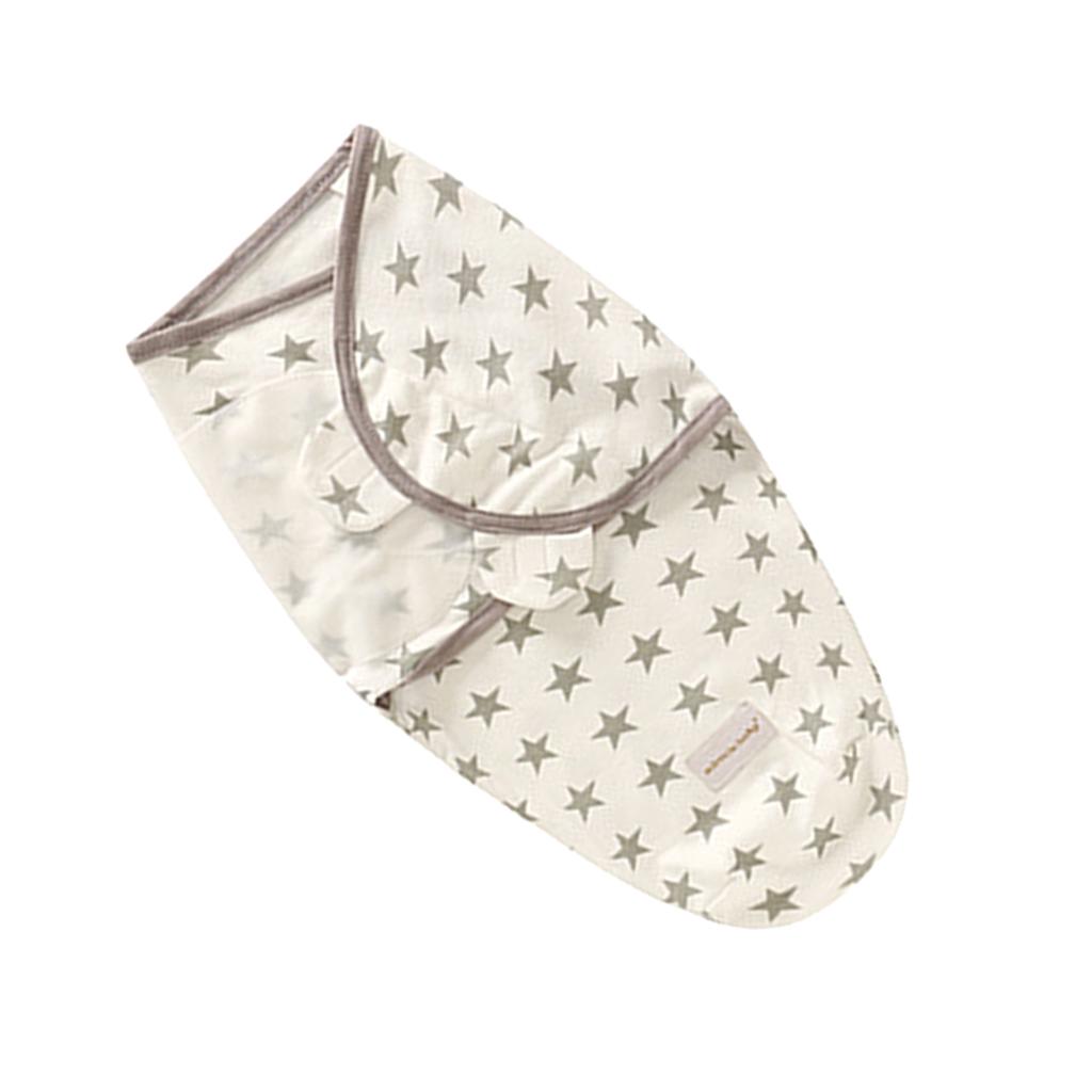 Baby Infant Swaddle Wrap Blanket Sleeping Bag Star (0-6M)