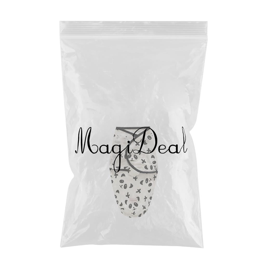 Baby Infant Swaddle Wrap Blanket Sleeping Bag Panda (0-3M)