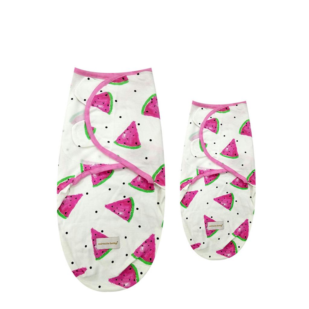 Baby Infant Swaddle Wrap Blanket Sleeping Bag Watermelon (0-6M)