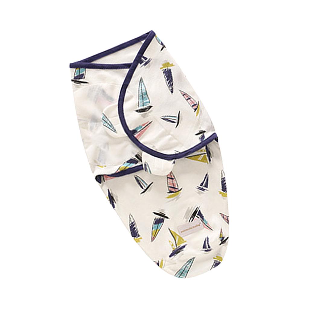 Baby Infant Swaddle Wrap Blanket Sleeping Bag Boat (0-3M)