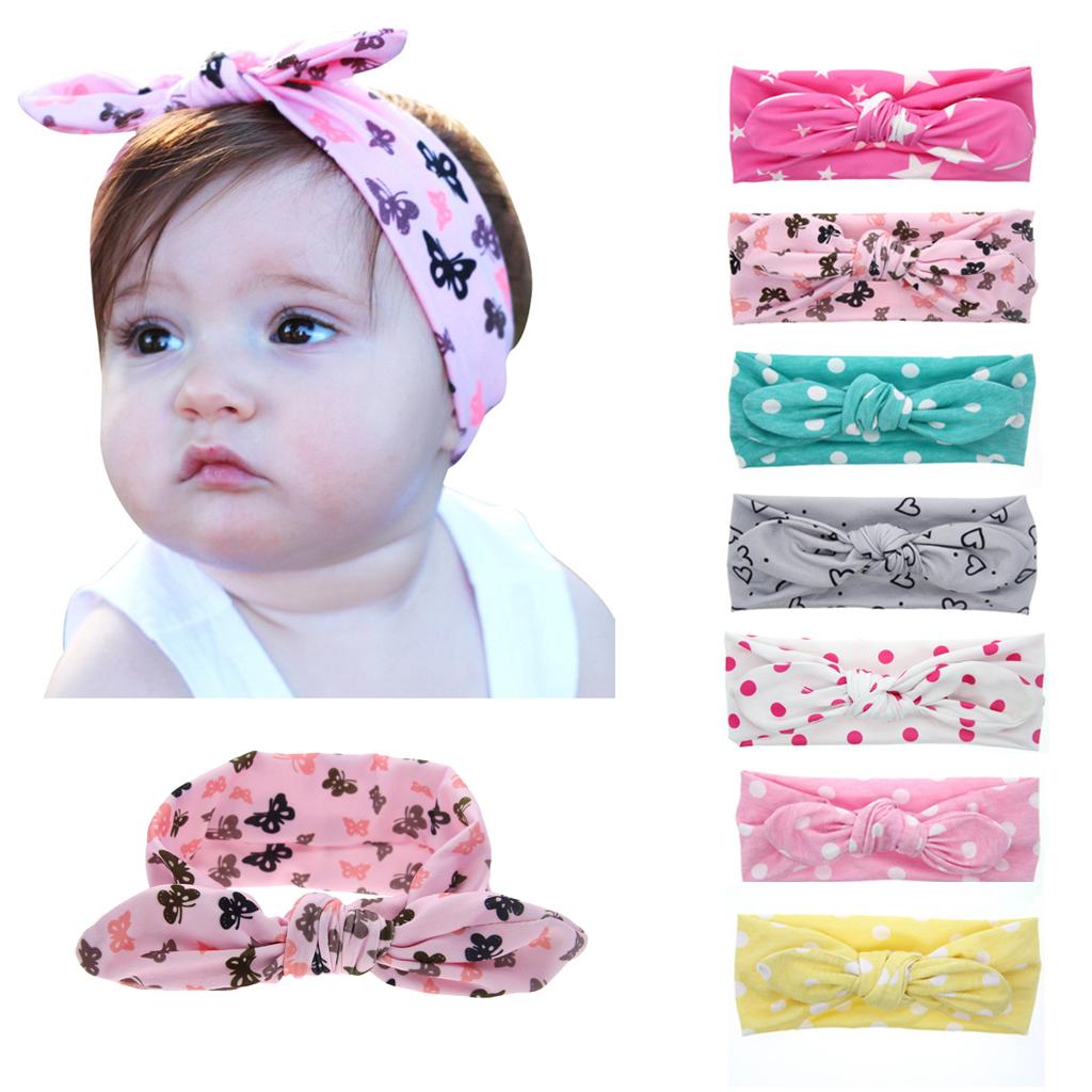 Cute Rabbit Ears Headband Baby Infant Children's HeadBand White