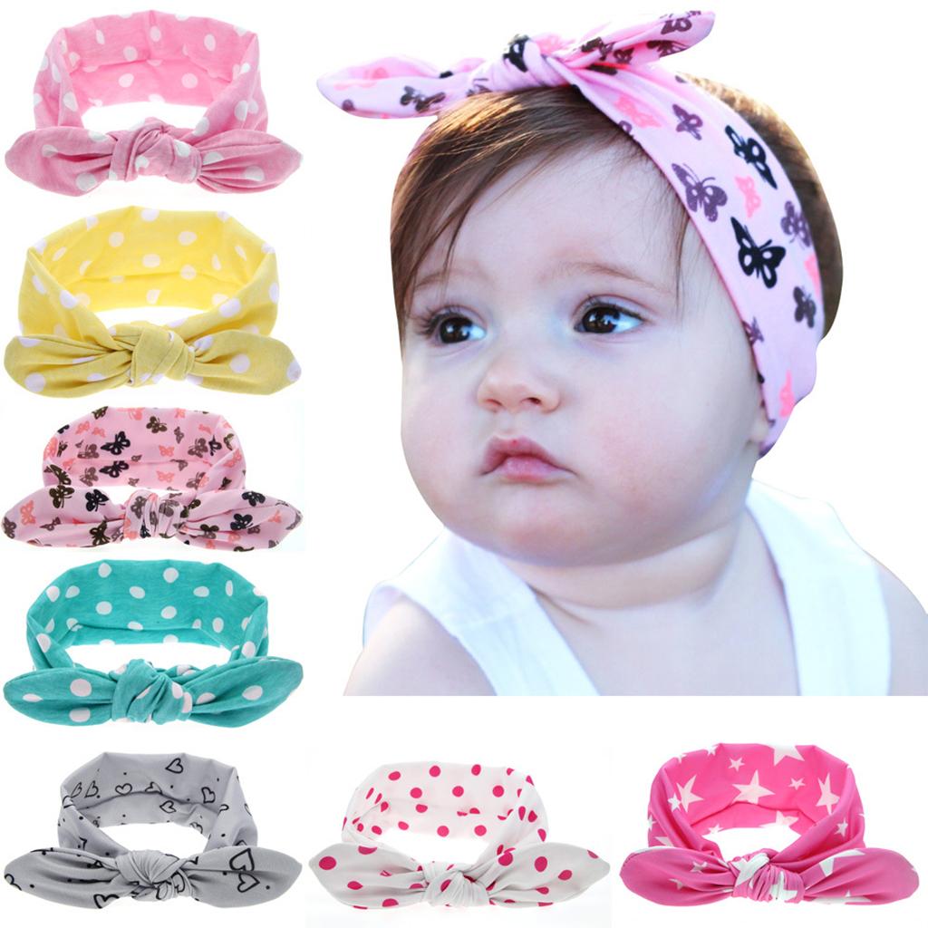 Cute Rabbit Ears Headband Baby Infant Children's HeadBand White