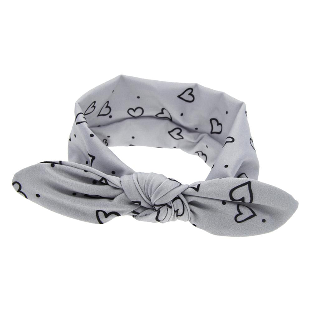 Cute Rabbit Ears Headband Baby Infant Children's HeadBand Grey