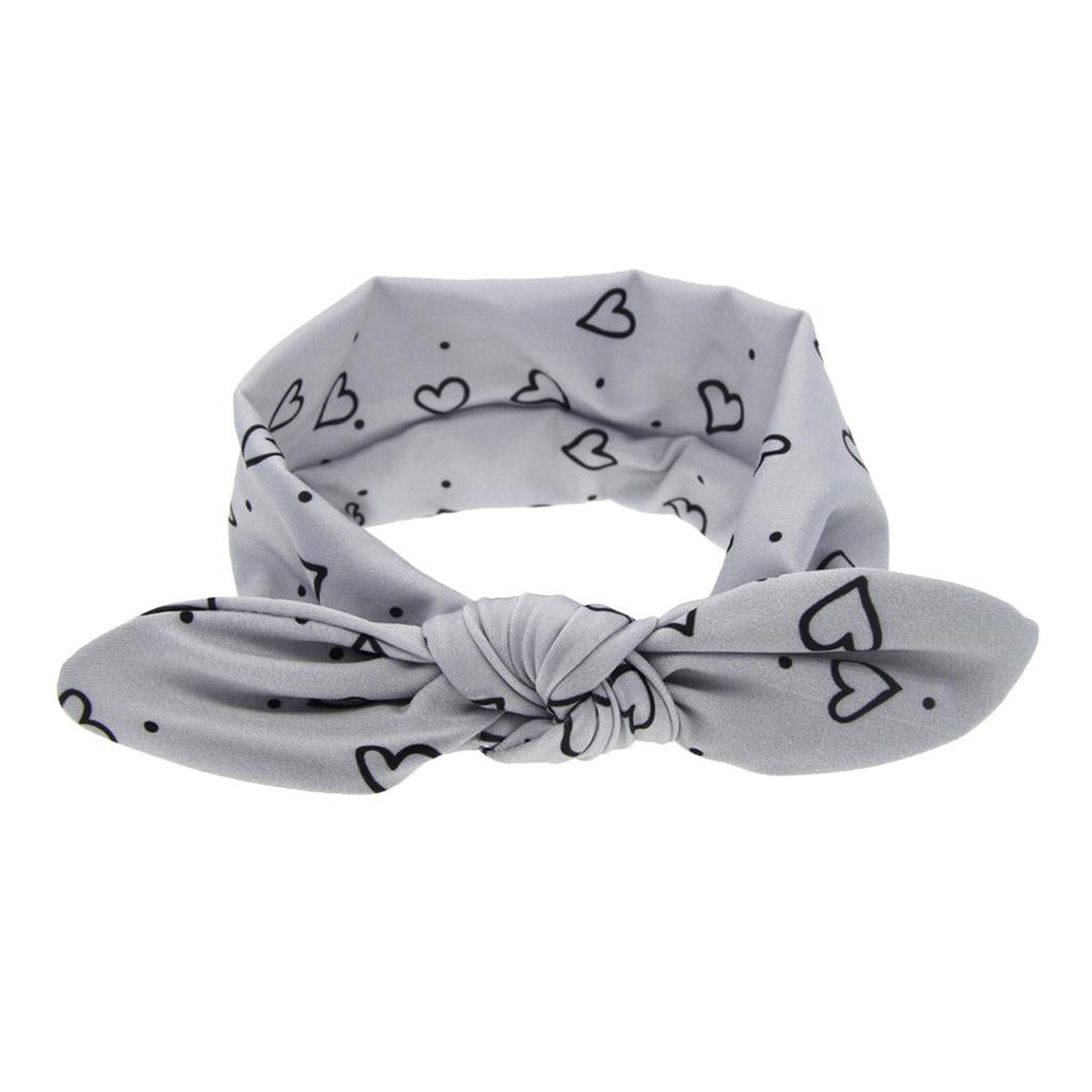 Cute Rabbit Ears Headband Baby Infant Children's HeadBand Grey