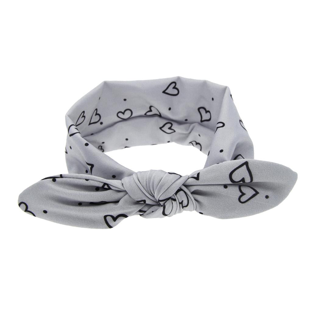 Cute Rabbit Ears Headband Baby Infant Children's HeadBand Grey