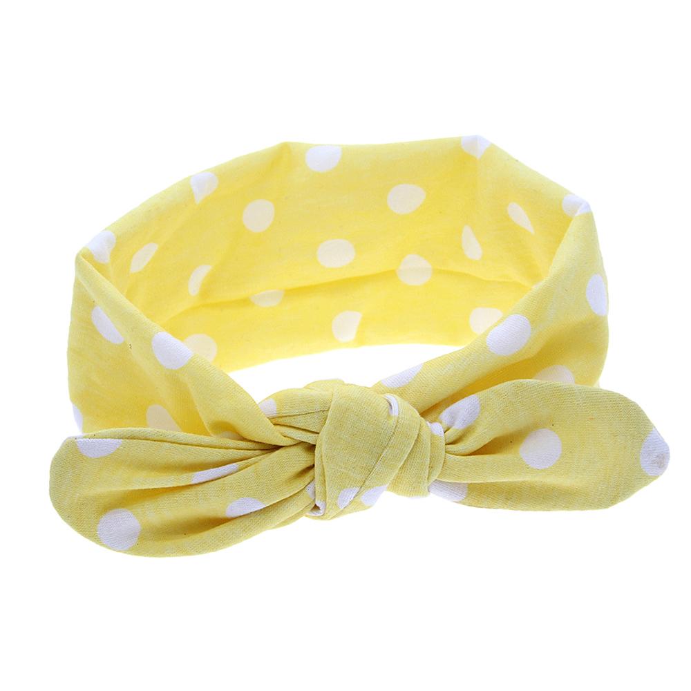 Cute Rabbit Ears Headband Baby Infant Children's HeadBand Yellow