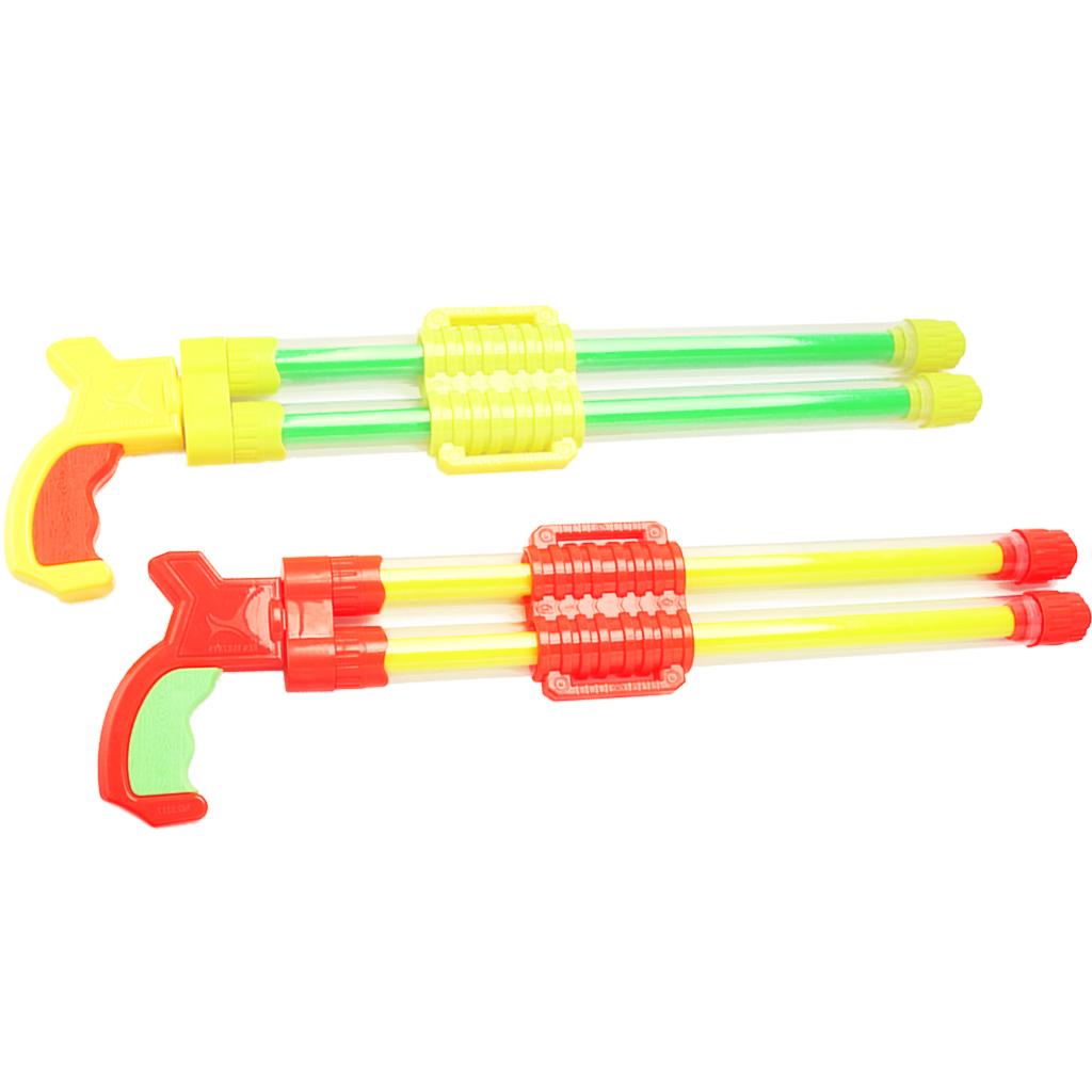 2Pcs Water Blaster Pistol  Squirter Hydro Shooting Pump Kids Garden Pool Toy