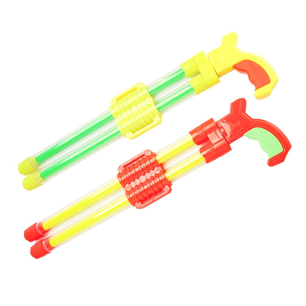 2Pcs Water Blaster Pistol  Squirter Hydro Shooting Pump Kids Garden Pool Toy