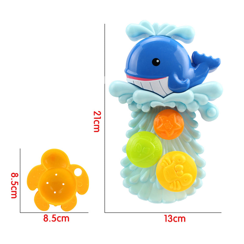 Bath Toys Water Faucet Taps Spout Spray Shower Water Play Kid Baby Dolphins