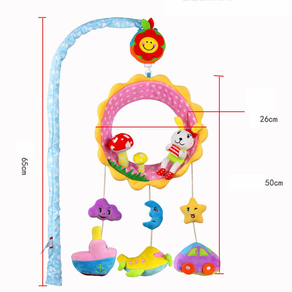 Baby Infant Soft Musical Bed Cot Mobile Nusery Lullaby Toys  Style-1