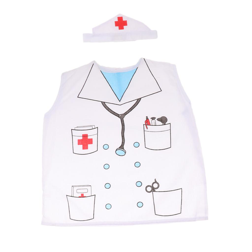 Kindergarten Performance Props Role-Playing Costumes for Child Doctor