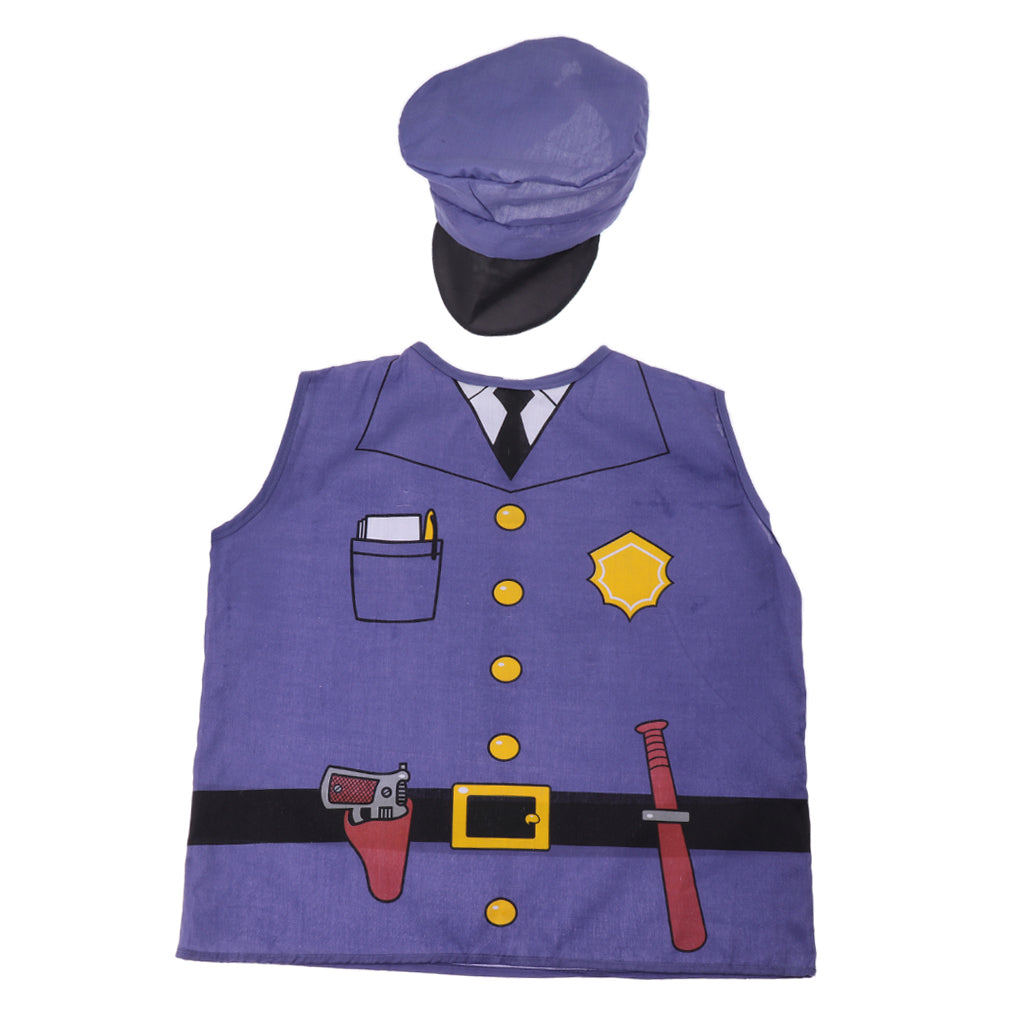 Kindergarten Performance Props Role-Playing Costumes for Child Police