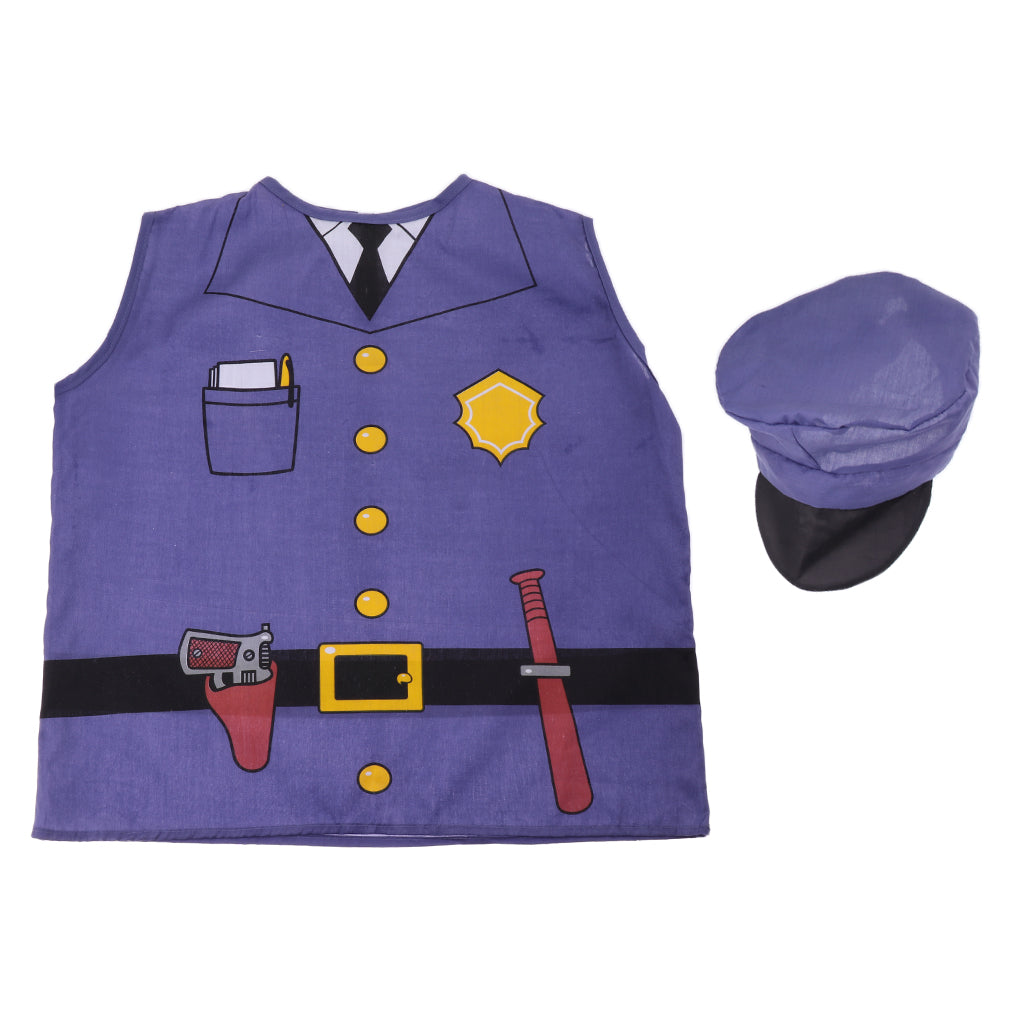 Kindergarten Performance Props Role-Playing Costumes for Child Police