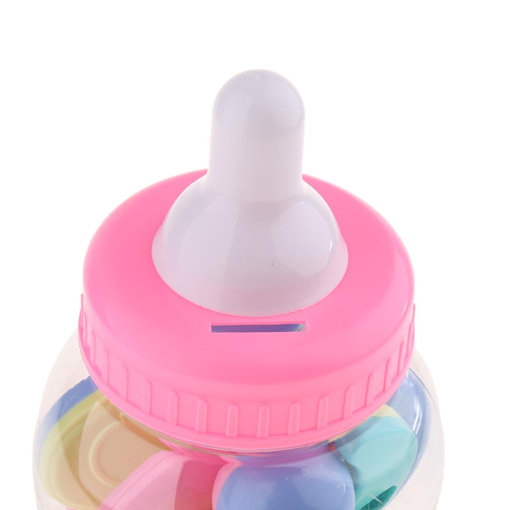 12pcs Baby's First Rattle Teether Toy with Milk Bottle Grasp Colorful