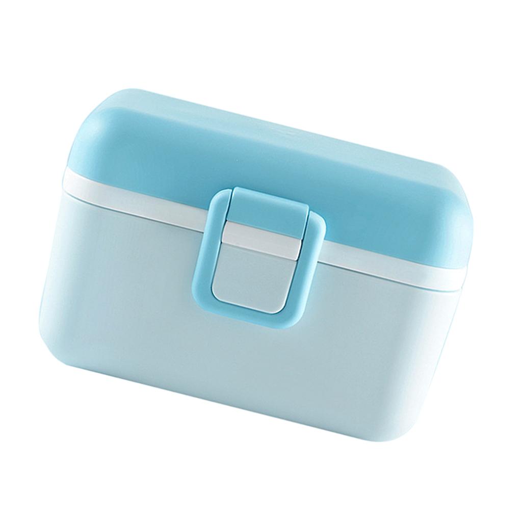 Baby Milk Powder Container Formula Food Storage Dispenser Sealed Blue