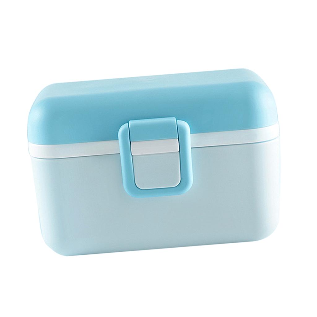Baby Milk Powder Container Formula Food Storage Dispenser Sealed Blue