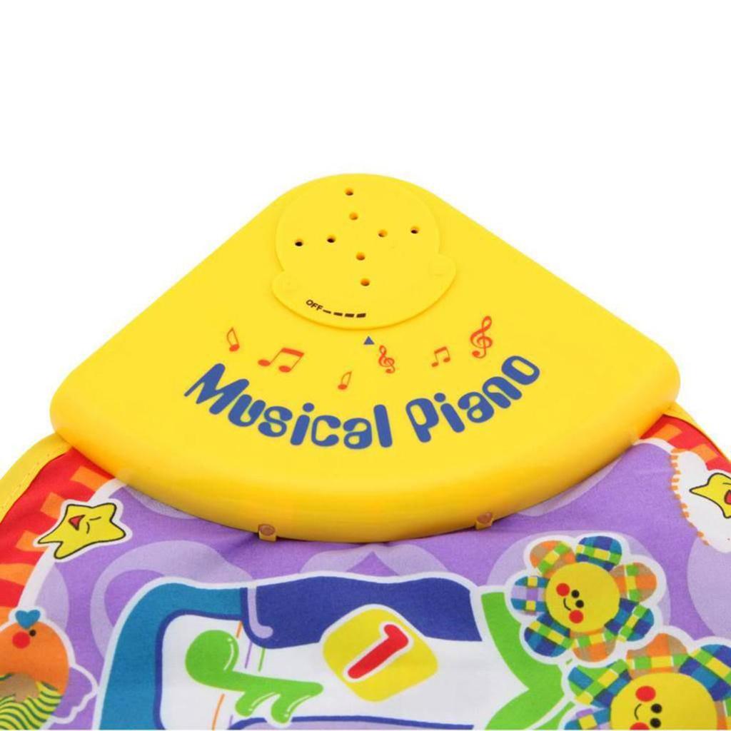 Baby Piano Game Educational Music Toy Fish Shape Blanket Mat Pad Toys