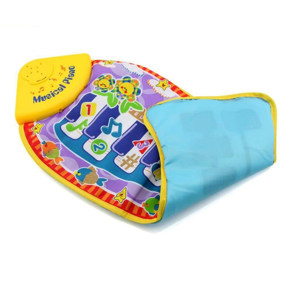 Baby Piano Game Educational Music Toy Fish Shape Blanket Mat Pad Toys