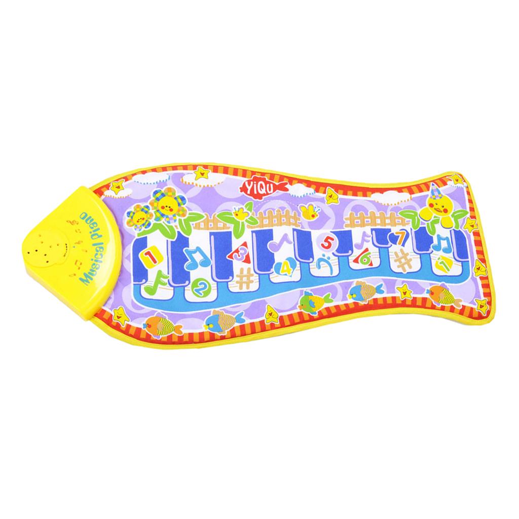 Baby Piano Game Educational Music Toy Fish Shape Blanket Mat Pad Toys