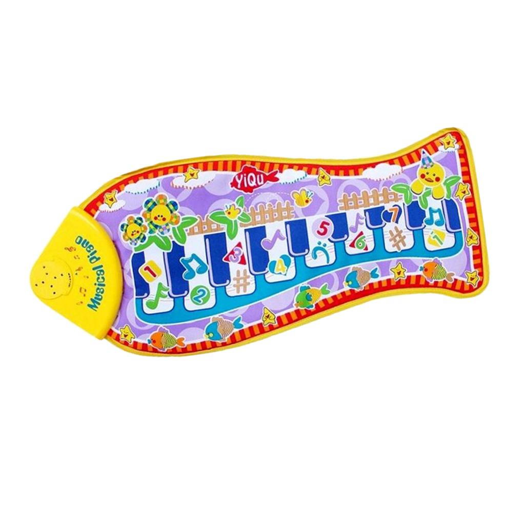 Baby Piano Game Educational Music Toy Fish Shape Blanket Mat Pad Toys