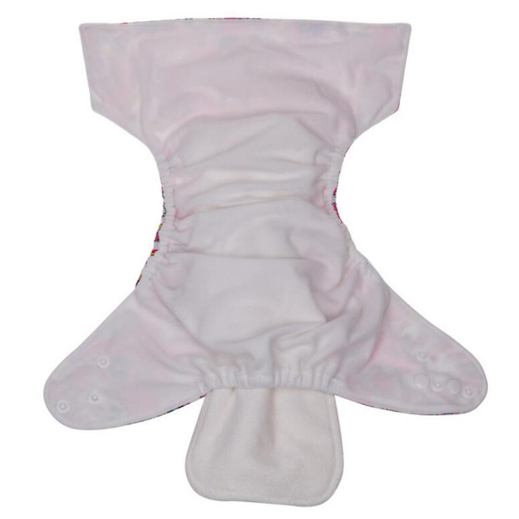 Reusable Baby Diapers 4-Layer Bamboo Fiber Insert Soft Changing Cloth Diaper