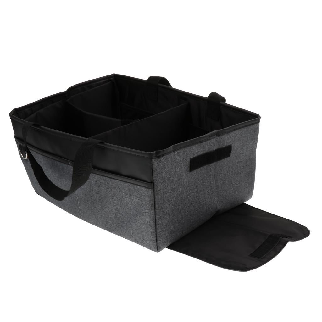 Baby Diaper Wipes Bag Caddy Nursery Storage Bin Infant Nappy Organizer  Black