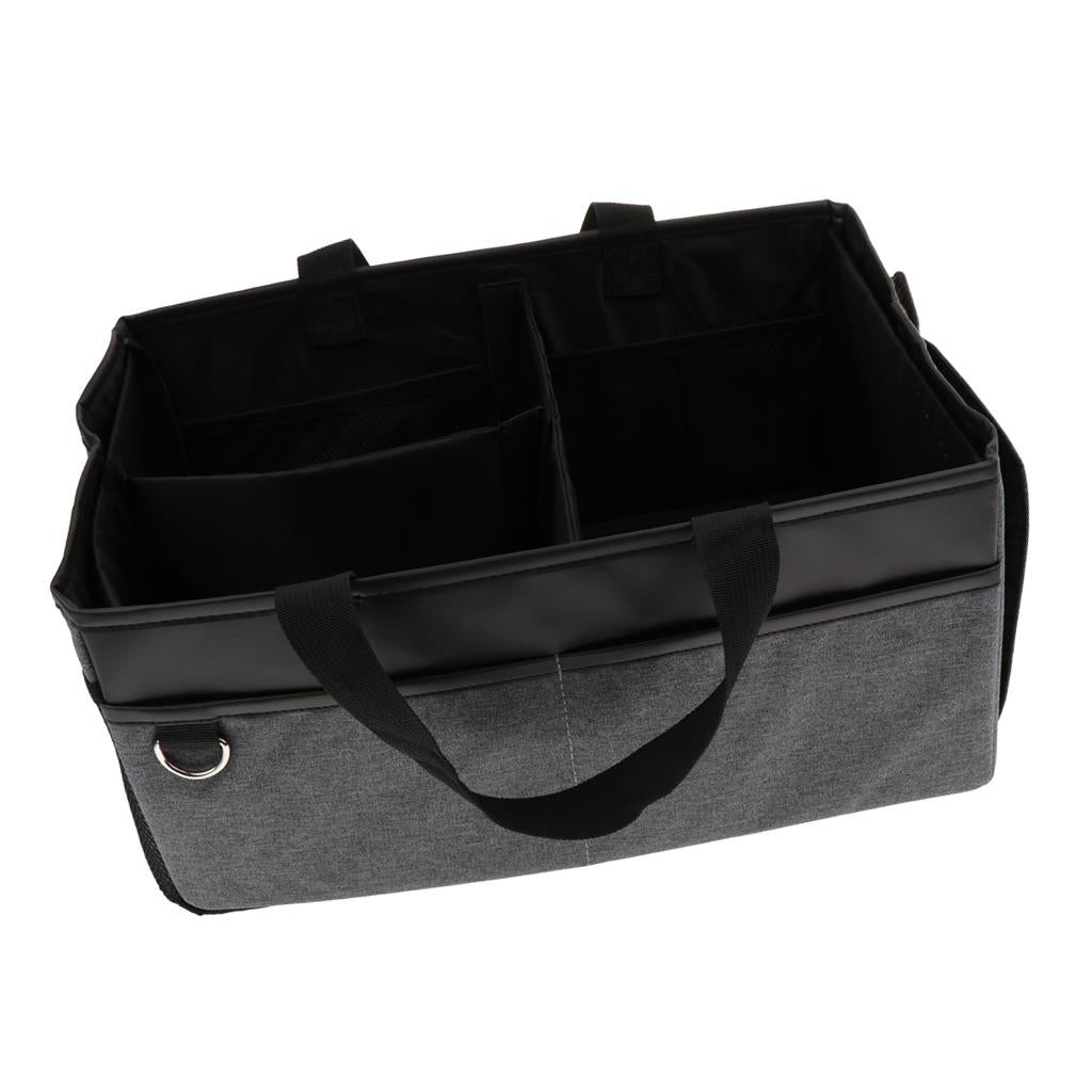 Baby Diaper Wipes Bag Caddy Nursery Storage Bin Infant Nappy Organizer  Black
