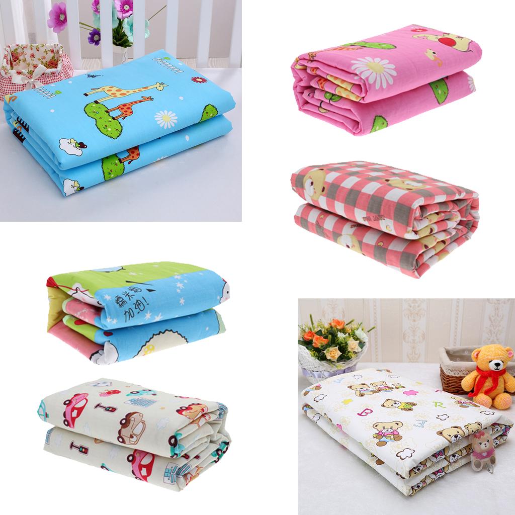 Infant Baby Cotton Waterproof Urine Mat Nappy Cover Changing Pad Car