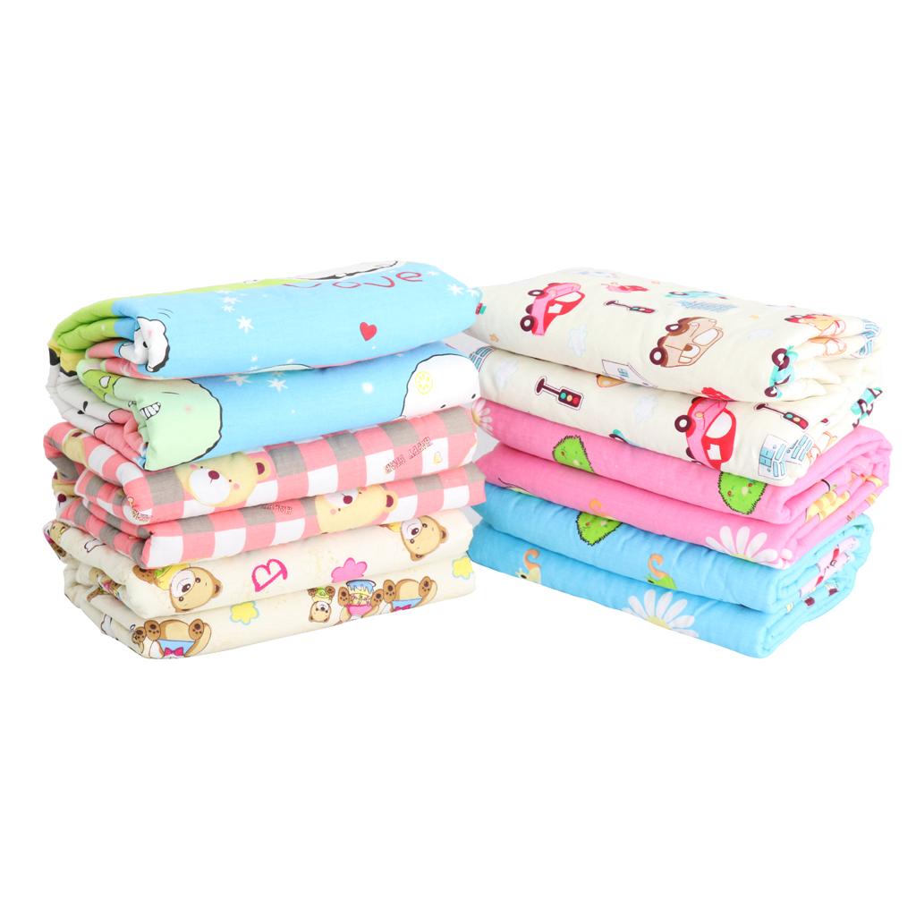 Infant Baby Cotton Waterproof Urine Mat Nappy Cover Changing Pad Car