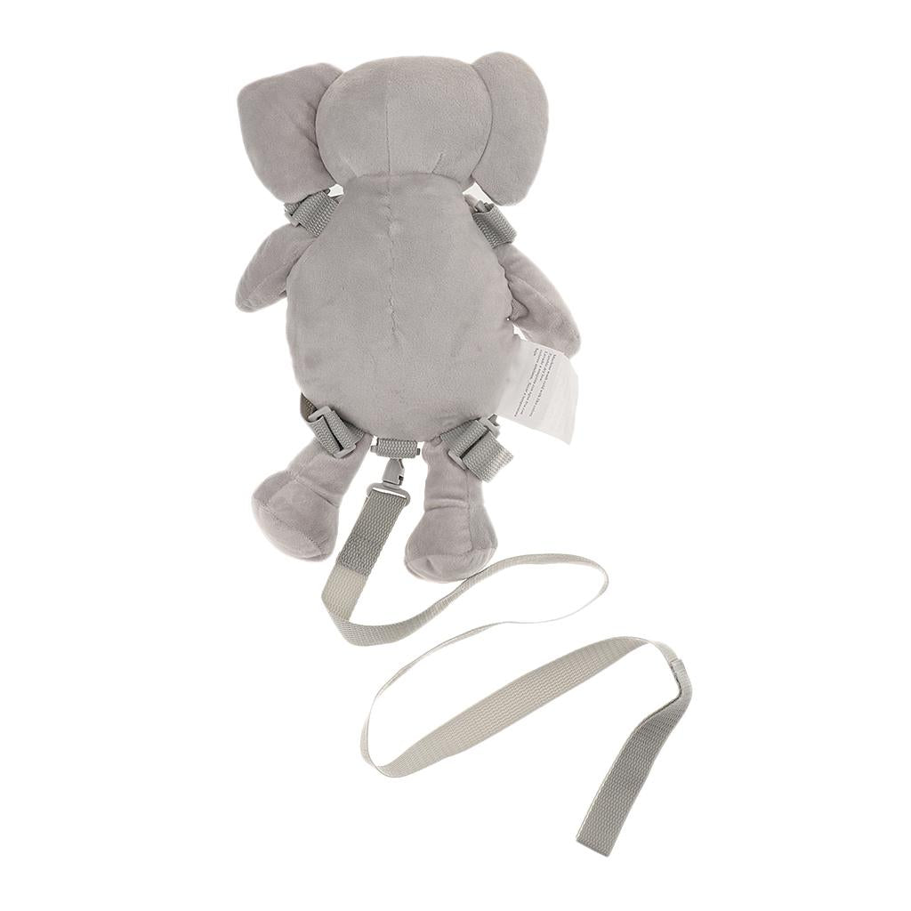Safety Harness Leash Strap Kid Walking Backpack Reins Bag Elephant