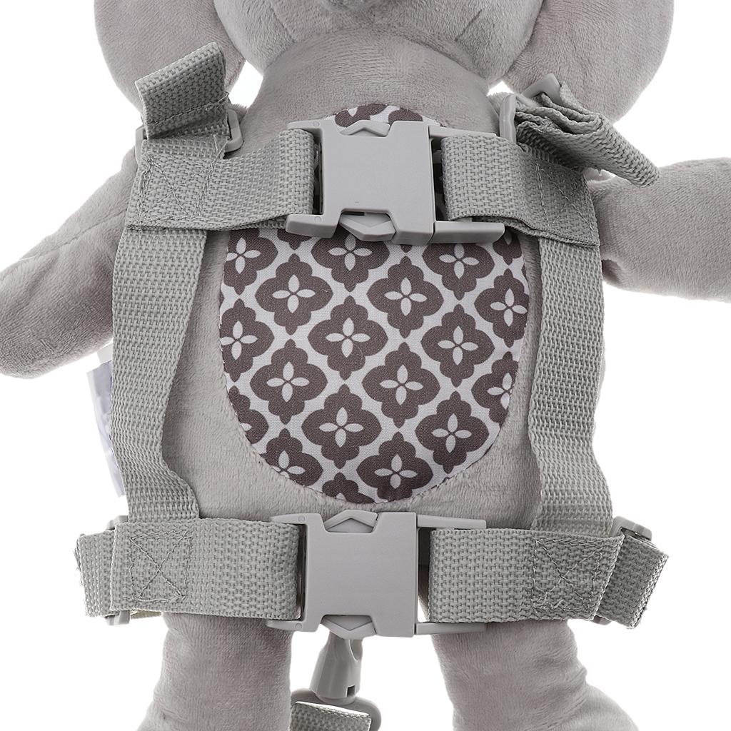 Safety Harness Leash Strap Kid Walking Backpack Reins Bag Elephant