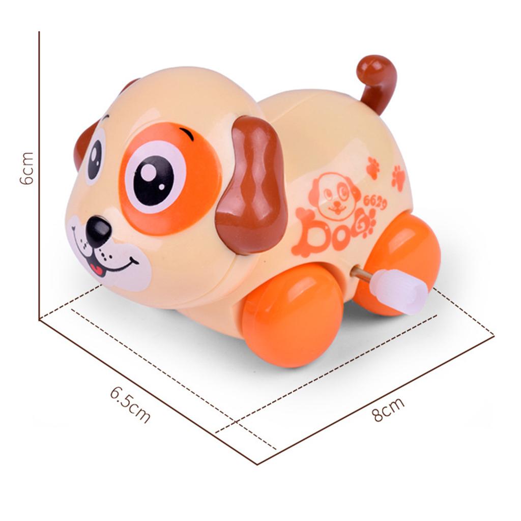 Baby Cartoon Clockwork Wind Up Toys Children Running Plastic Gift Dog