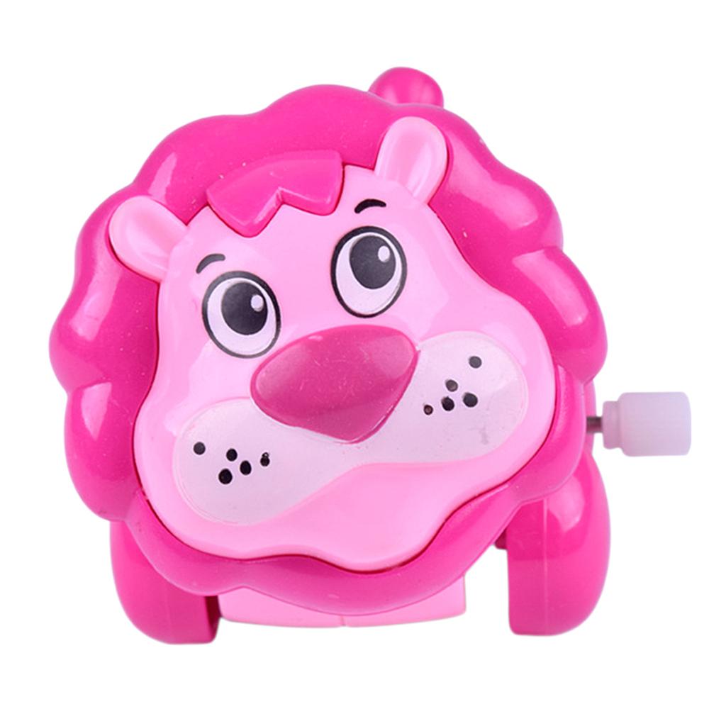 Baby Cartoon Clockwork Wind Up Toys Children Running Plastic Gift Lion