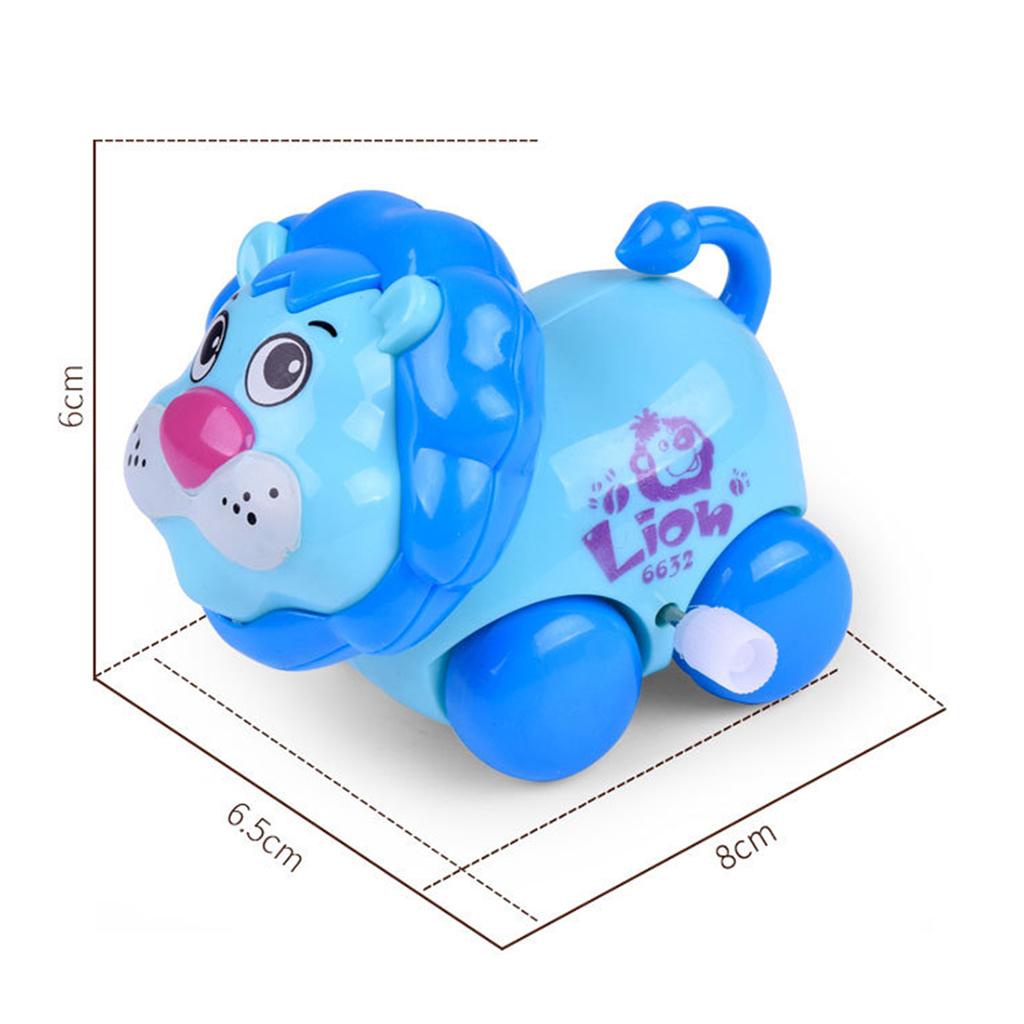 Baby Cartoon Clockwork Wind Up Toys Children Running Plastic Gift Lion