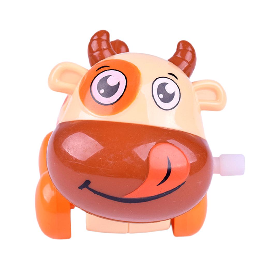 Baby Cartoon Clockwork Wind Up Toys Children Running Plastic Gift Cow