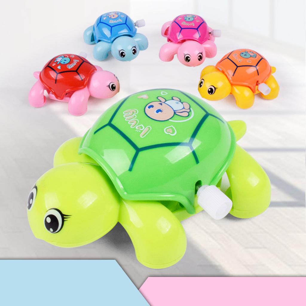 Baby Cartoon Clockwork Wind Up Toys Children Running Plastic Gift Tortoise