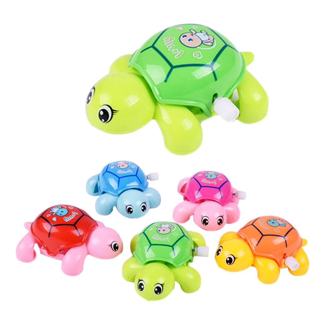 Baby Cartoon Clockwork Wind Up Toys Children Running Plastic Gift Tortoise