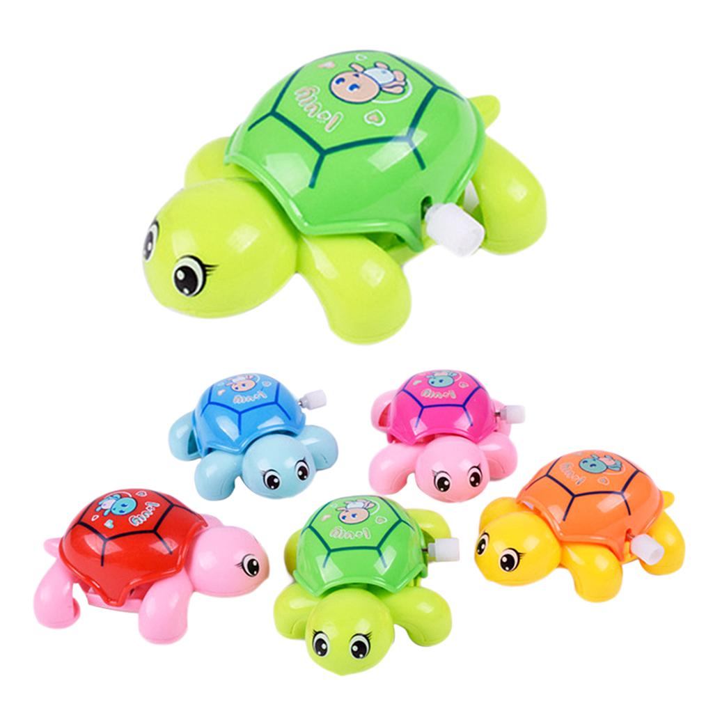 Baby Cartoon Clockwork Wind Up Toys Children Running Plastic Gift Tortoise