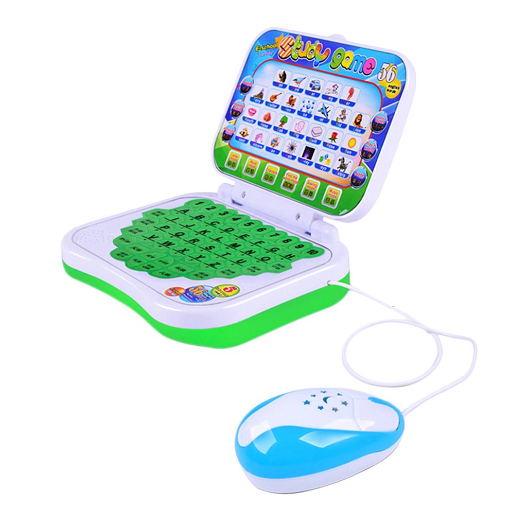 Toy Computer Laptop Tablet Baby Kids Educational Learning Machine Study Game Pad