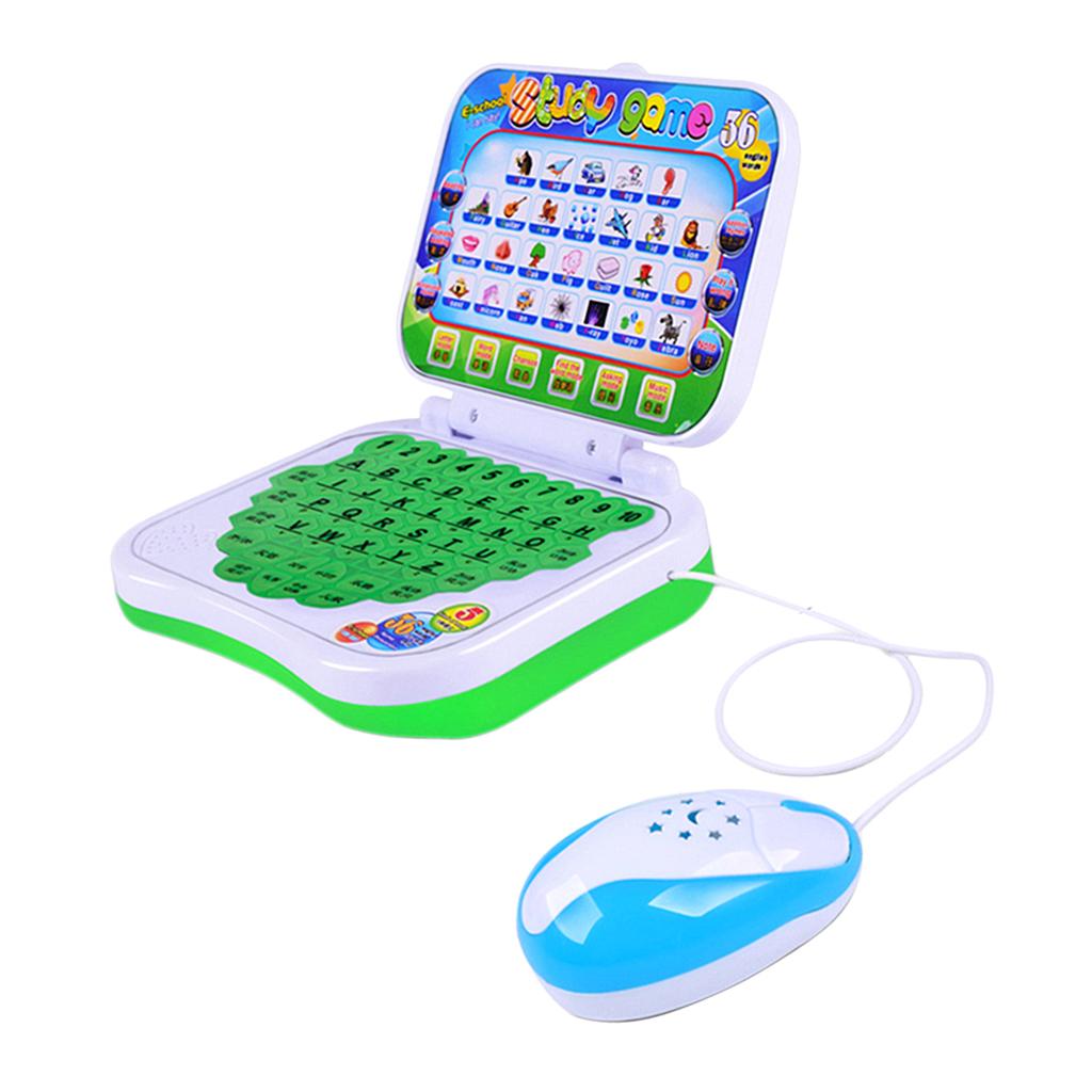 Toy Computer Laptop Tablet Baby Kids Educational Learning Machine Study Game Pad