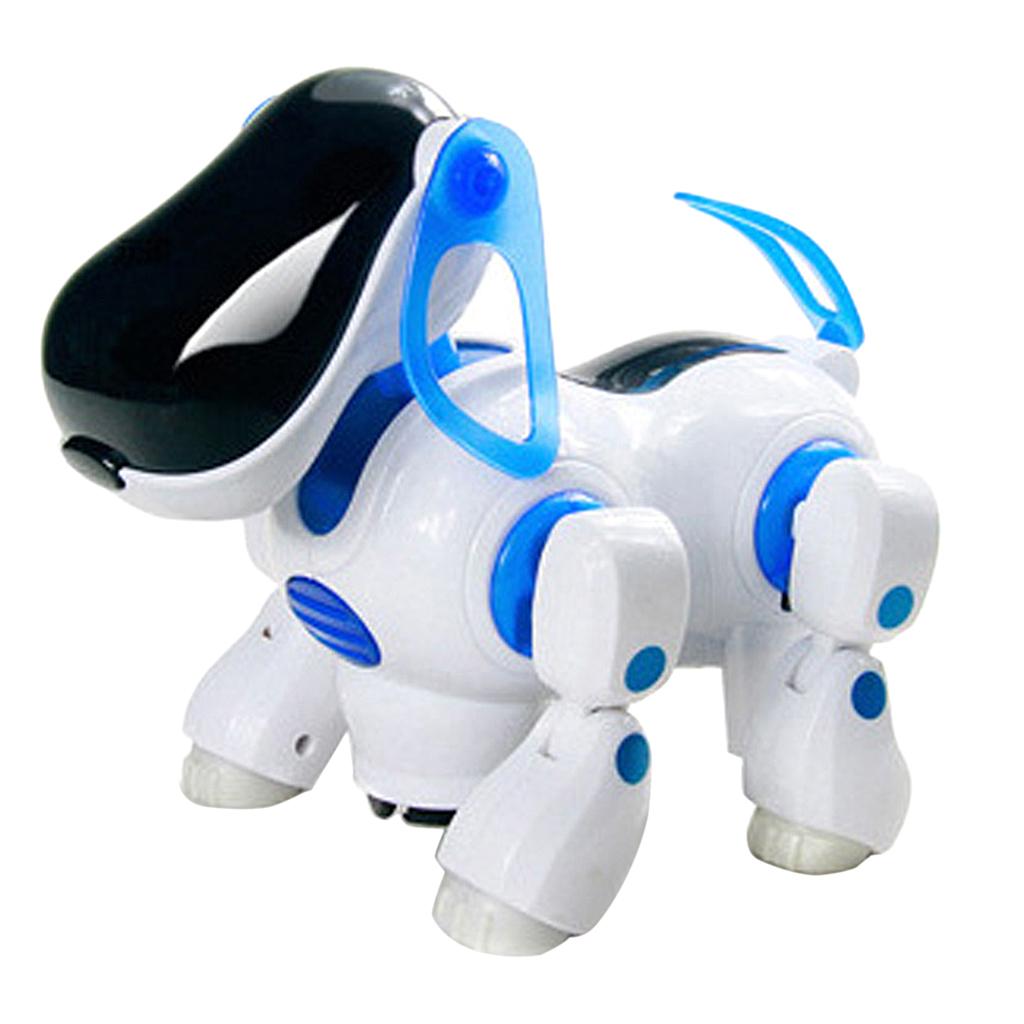 Smart Robot Dog Toy Bump and Go Electronic Pet Puppy Dances with Music Kids