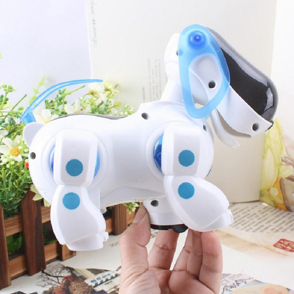 Smart Robot Dog Toy Bump and Go Electronic Pet Puppy Dances with Music Kids