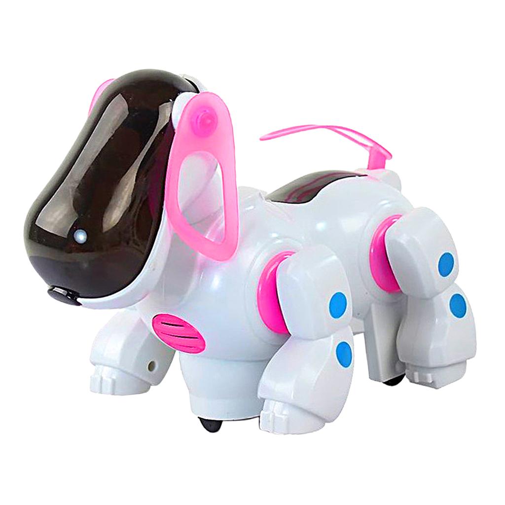 Smart Robot Dog Toy Bump and Go Electronic Pet Puppy Dances with Music Kids