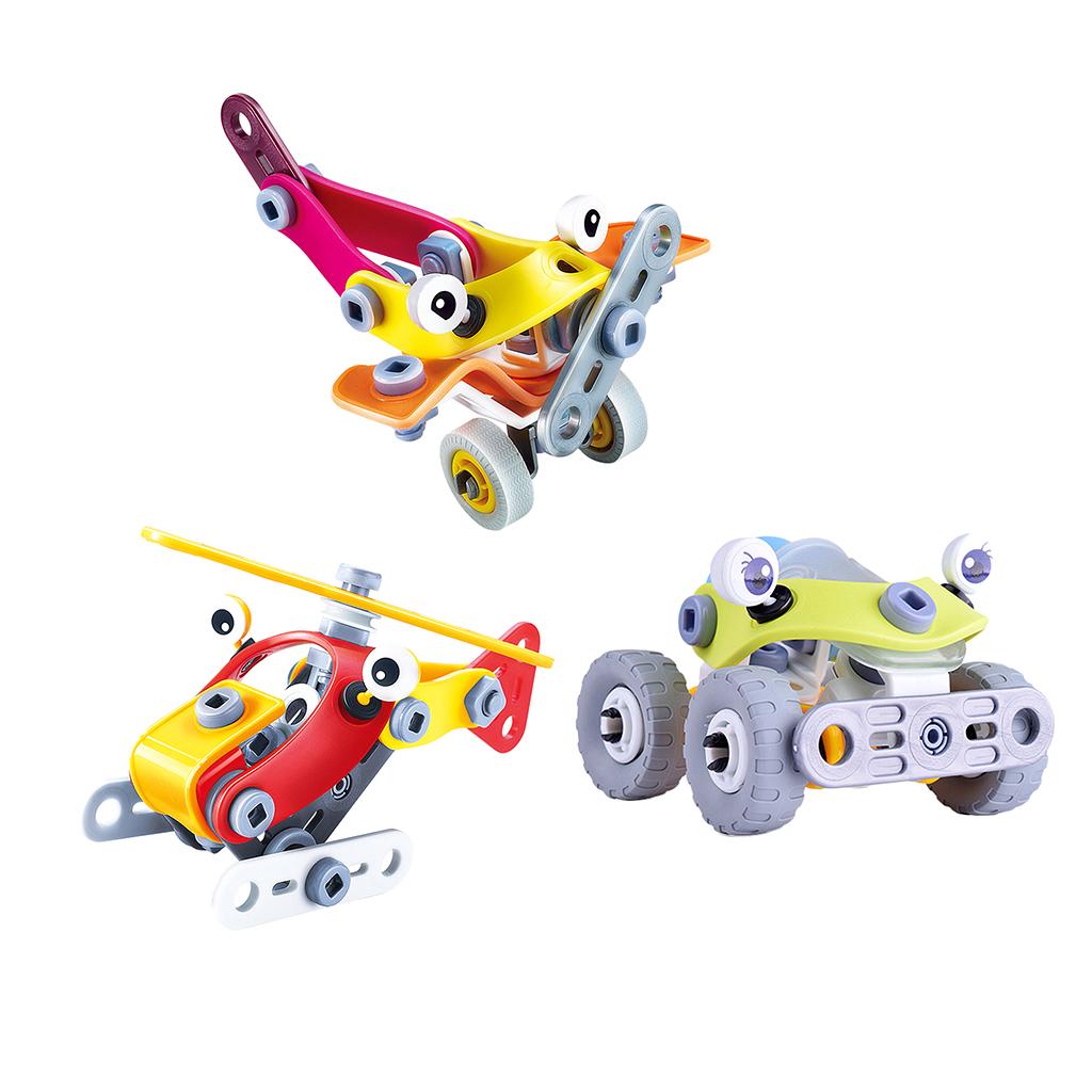 2 in 1 DIY Assembly Take Apart Toy for Kids Vehicles Toy Gift Vehicle