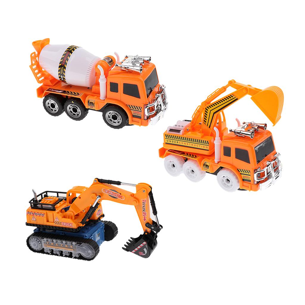 1:24 Scale Electrical Construction Car Vehicle Kids Toy Agitator Truck