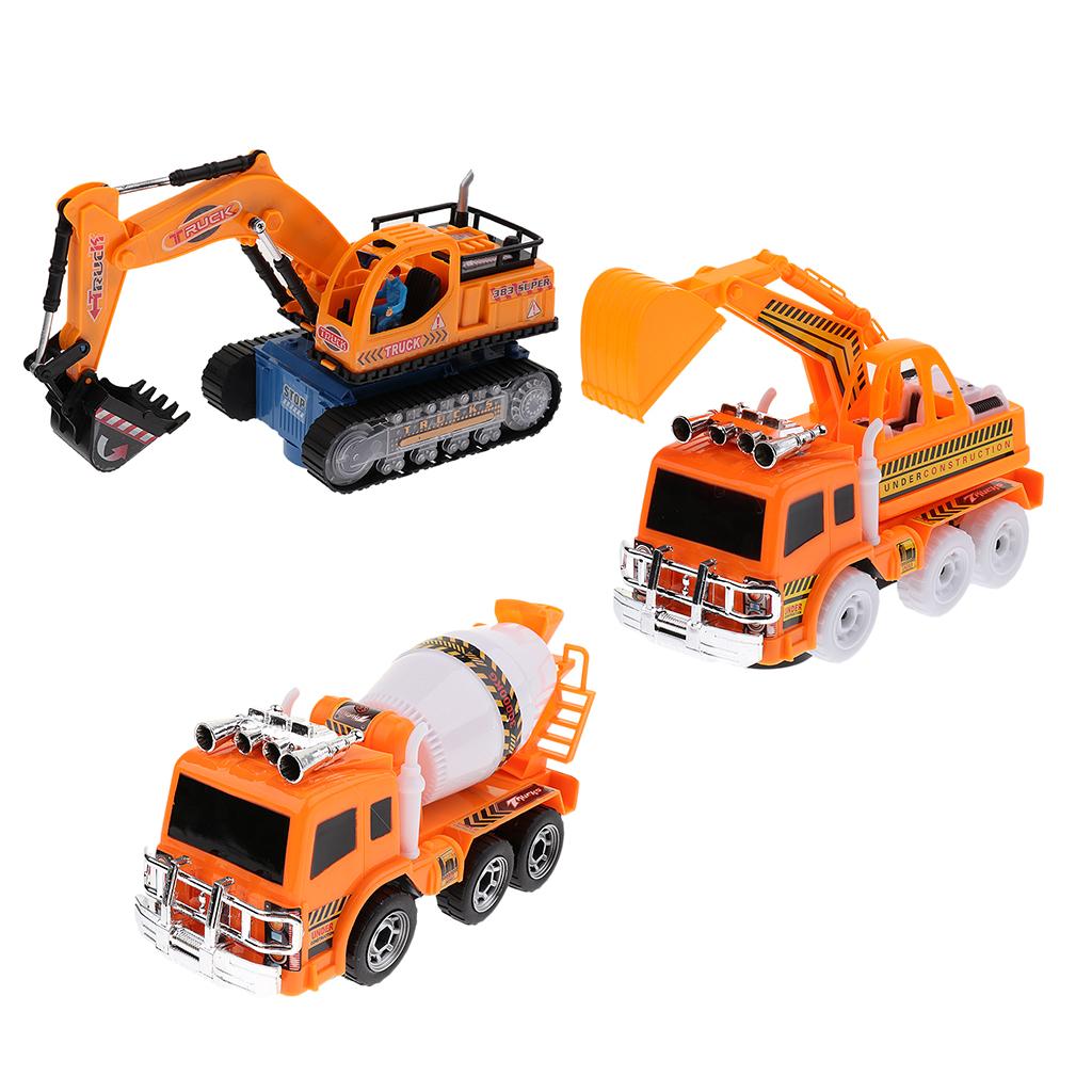 1:24 Scale Electrical Construction Car Vehicle Kids Toy Agitator Truck