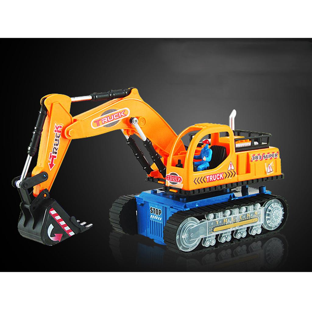 1:24 Scale Electrical Construction Car Vehicle Kids Toy Excavator Truck