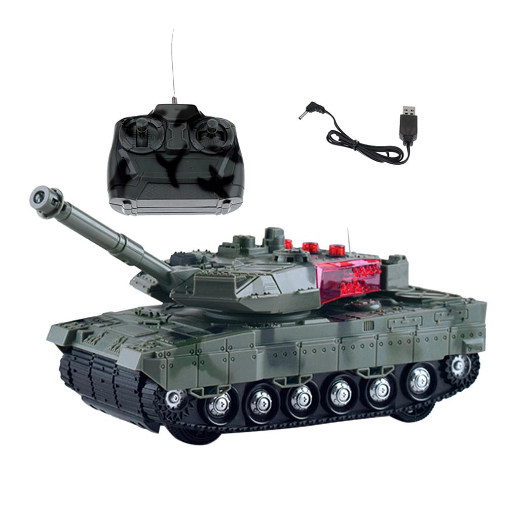 Remote Control RC Battle Army Tank Toys for Kids